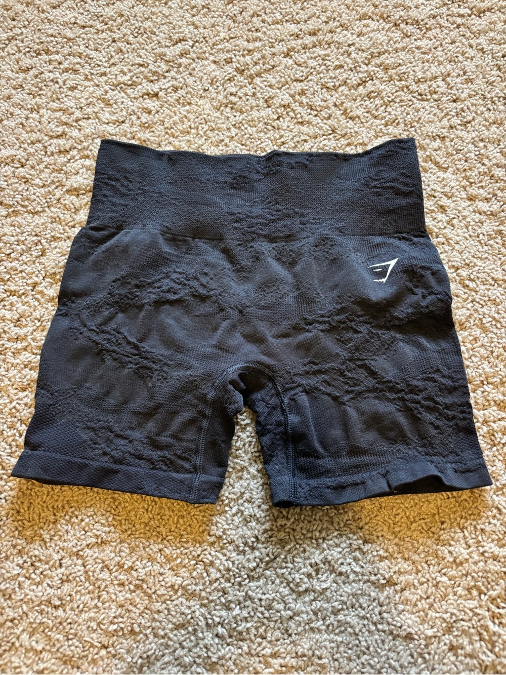 Gymshark Black Seamless High-Waist Bike Shorts